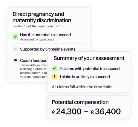 Direct pregnancy and maternity discrimination case assessment 